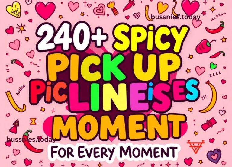 240+ Spicy Pick Up Lines For Every Moment